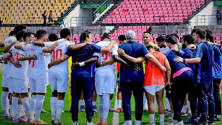 في حضور الإعلام.. برنامج الزمالك الختامي لموقعة الحسم في الكونفدرالية