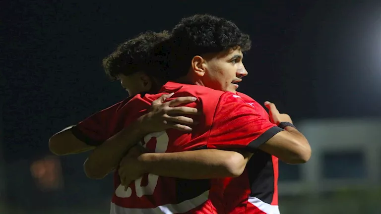 احتفالية خاصة لمنتخب مصر للشباب بعد إعلان نتيجة الثانوية العامة