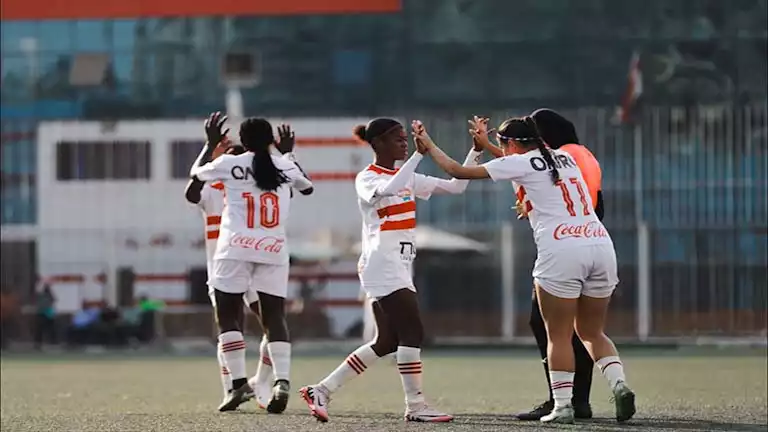 سيدات الزمالك يضربن سموحة بثلاثية في الدوري المصري